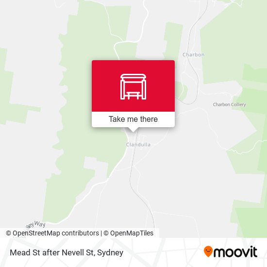 Mead St after Nevell St map