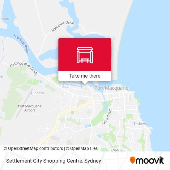 Settlement City Shopping Centre map