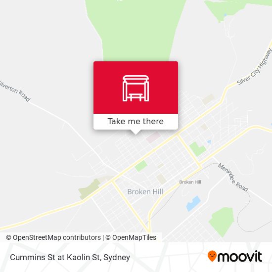 Cummins St at Kaolin St map