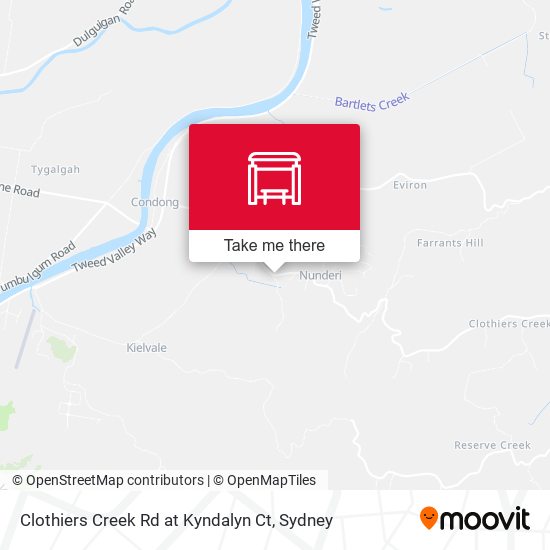 Clothiers Creek Rd at Kyndalyn Ct map