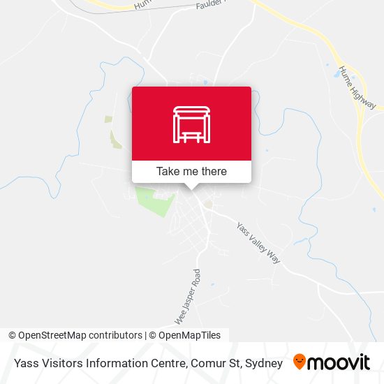 Yass Visitors Information Centre, Comur St map