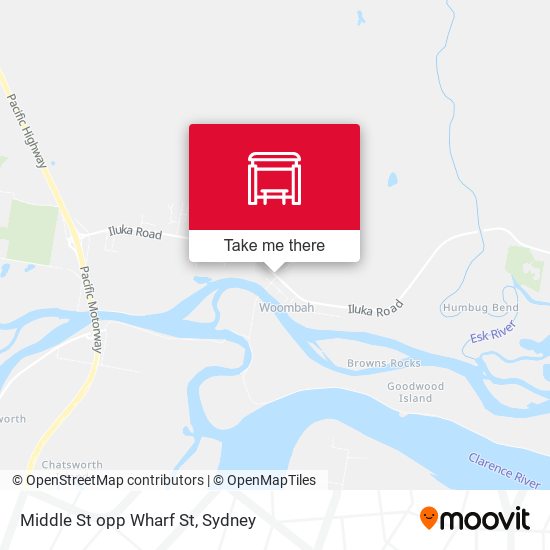Middle St opp Wharf St map