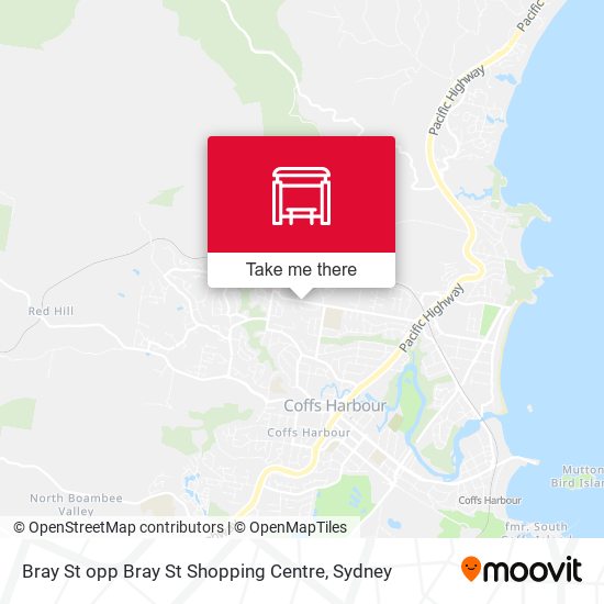 Mapa Bray St opp Bray St Shopping Centre