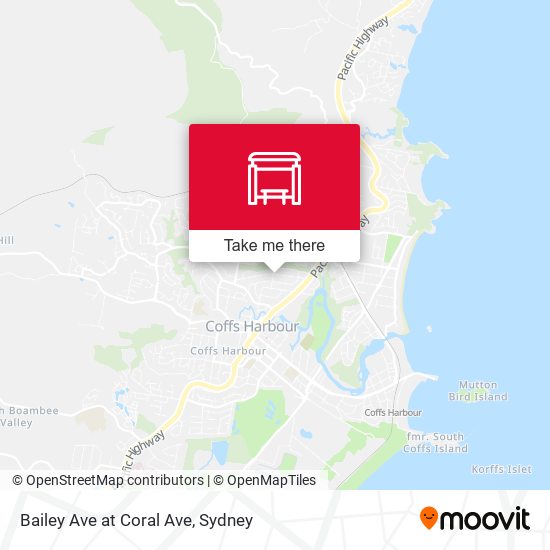 Bailey Ave at Coral Ave map