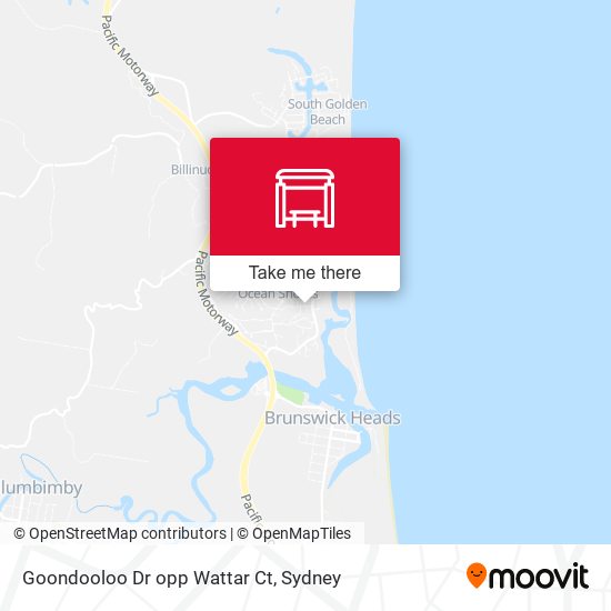 Goondooloo Dr opp Wattar Ct map