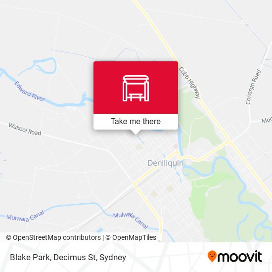 Blake Park, Decimus St map
