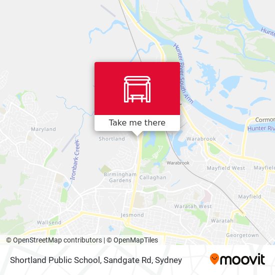 Shortland Public School, Sandgate Rd map