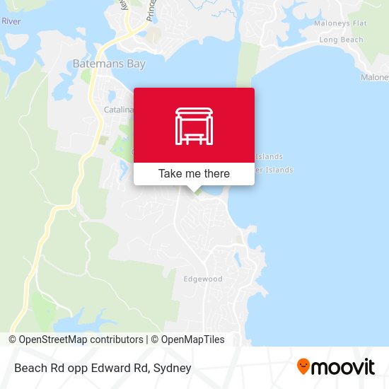 Beach Rd opp Edward Rd map