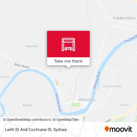 Leith St And Cochrane St map