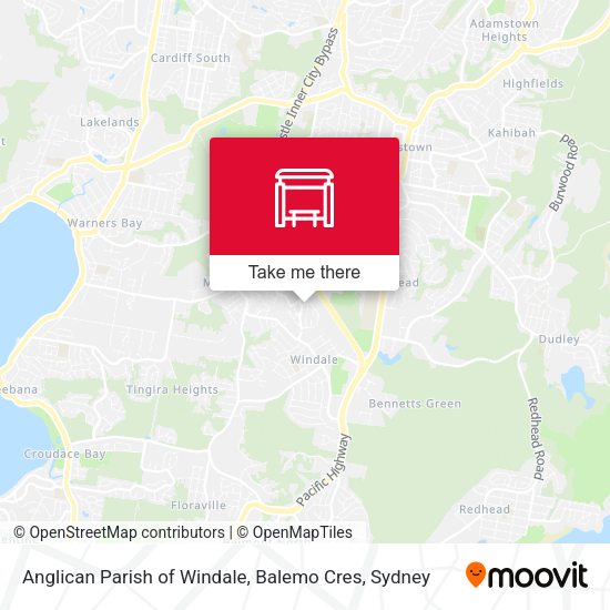 Anglican Parish of Windale, Balemo Cres map