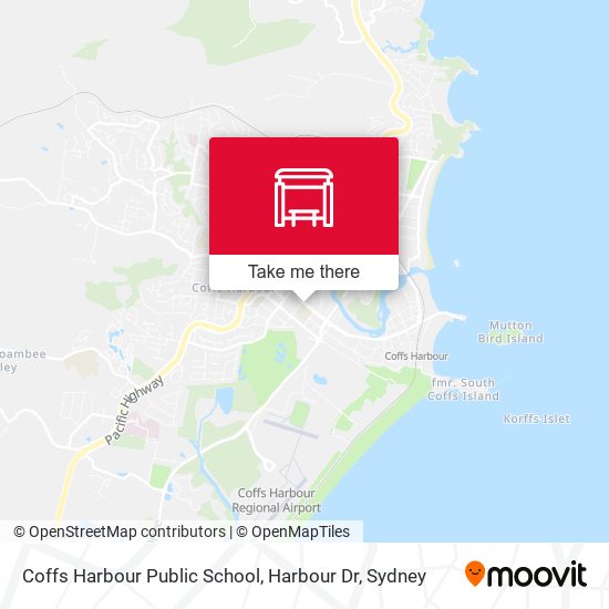 Coffs Harbour Public School, Harbour Dr map