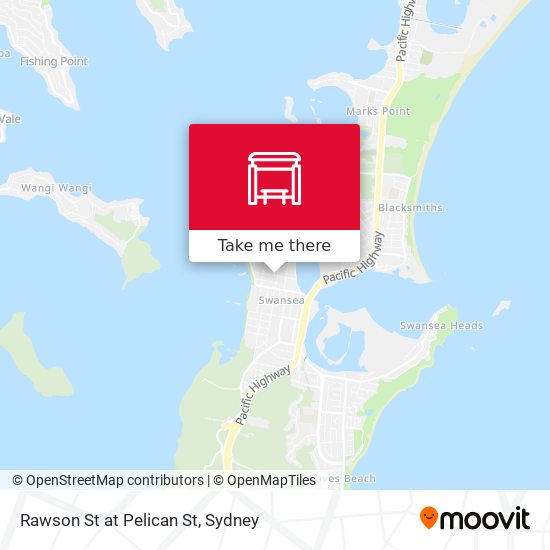 Rawson St at Pelican St map