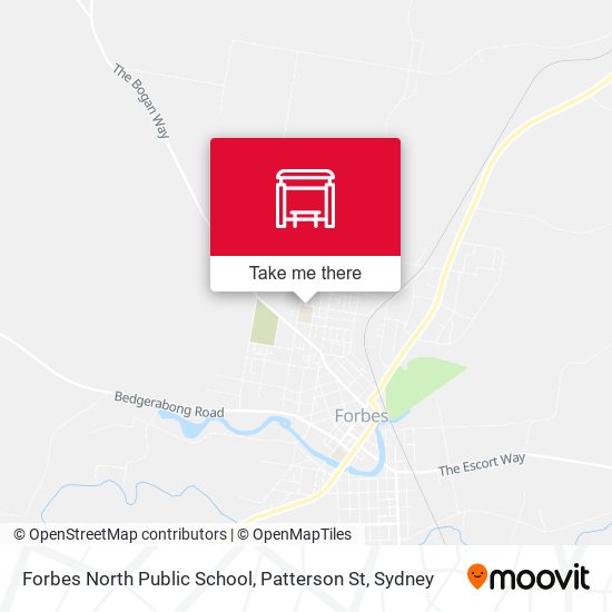 Forbes North Public School, Patterson St map