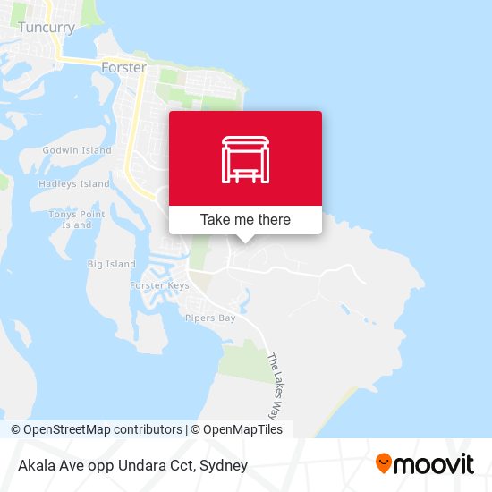 Akala Ave opp Undara Cct map
