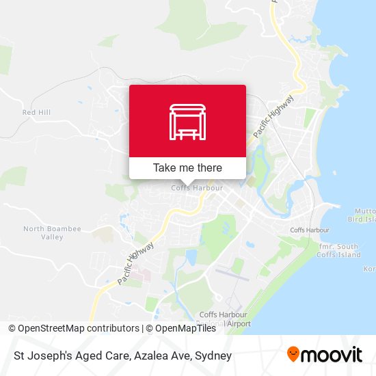 St Joseph's Aged Care, Azalea Ave map