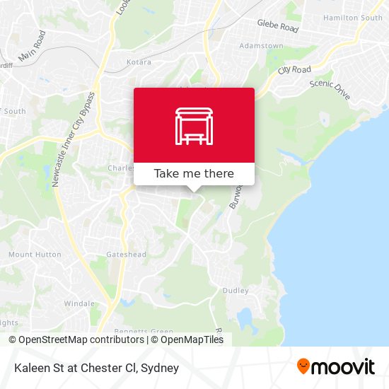 Kaleen St at Chester Cl map