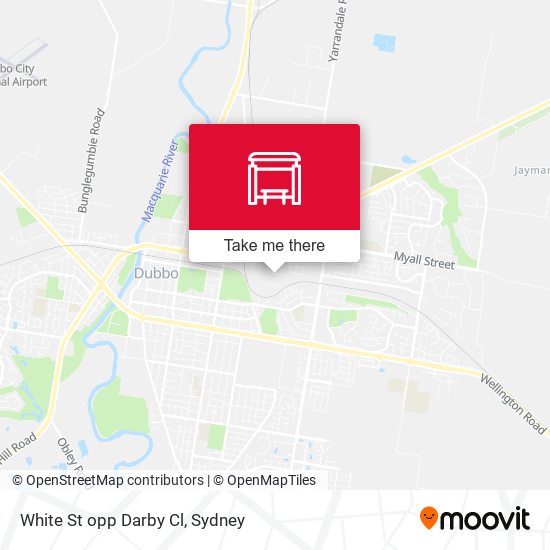 White St opp Darby Cl map