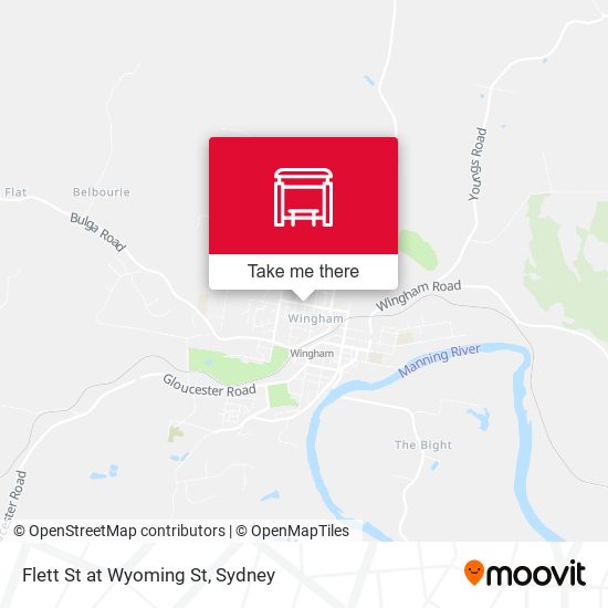 Flett St at Wyoming St map