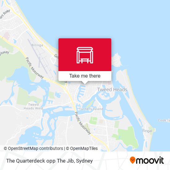 The Quarterdeck opp The Jib map