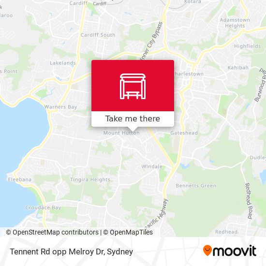 Tennent Rd opp Melroy Dr map
