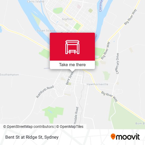 Bent St at Ridge St map