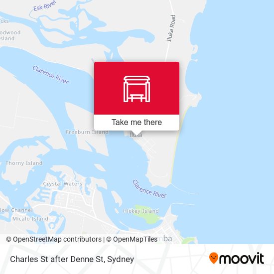 Charles St after Denne St map