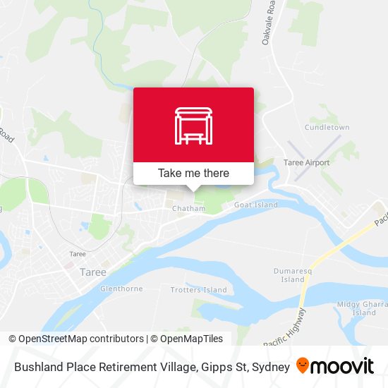 Bushland Place Retirement Village, Gipps St map