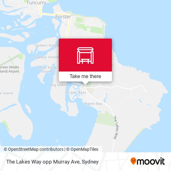 The Lakes Way opp Murray Ave map