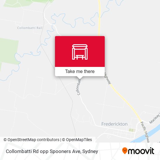 Collombatti Rd opp Spooners Ave map