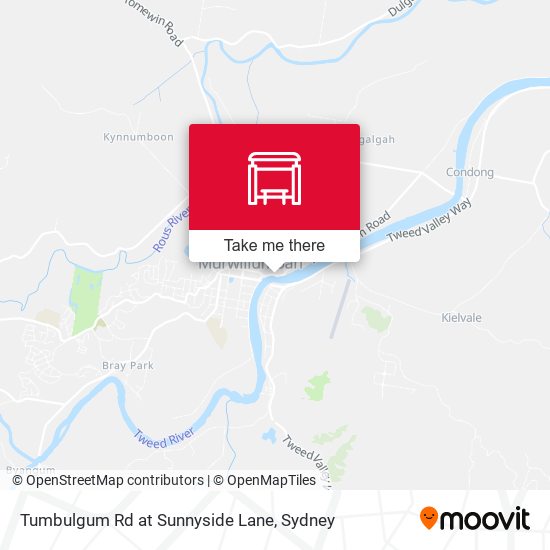 Tumbulgum Rd at Sunnyside Lane map