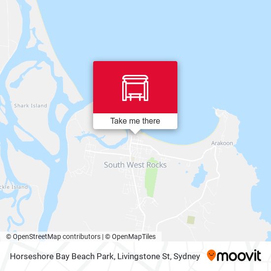 Horseshore Bay Beach Park, Livingstone St map