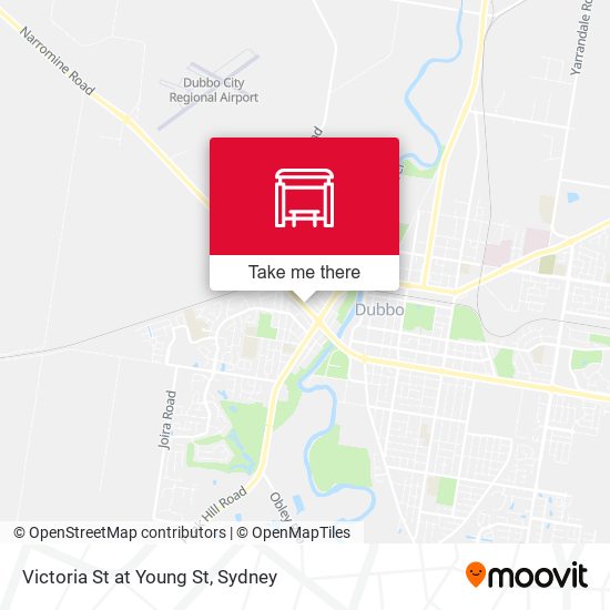 Victoria St at Young St map