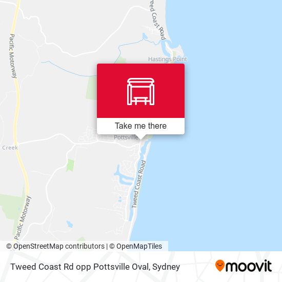 Tweed Coast Rd opp Pottsville Oval map