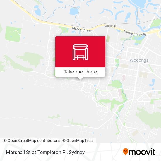 Marshall St at Templeton Pl map