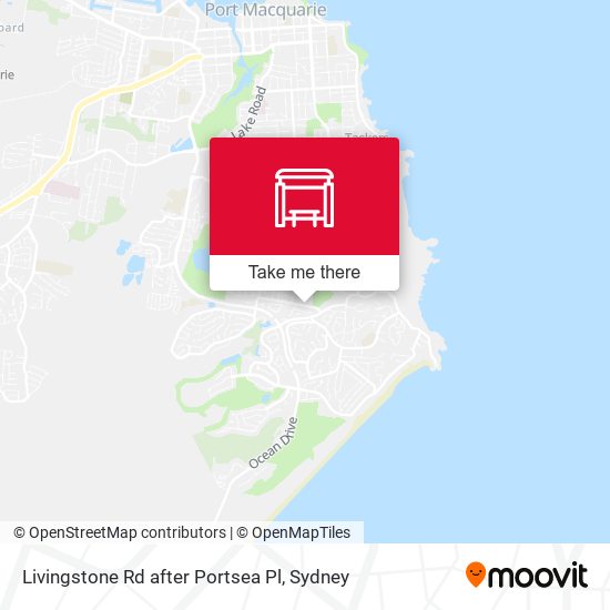 Livingstone Rd after Portsea Pl map