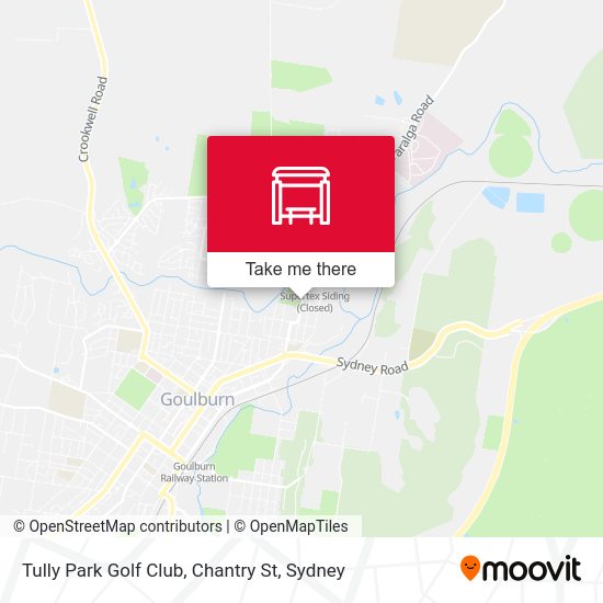 Tully Park Golf Club, Chantry St map