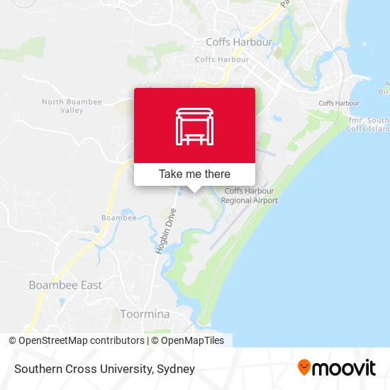 Southern Cross University map