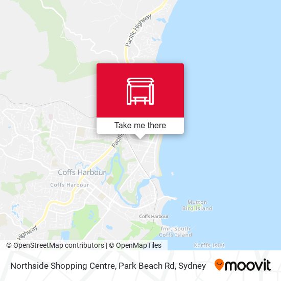 Mapa Northside Shopping Centre, Park Beach Rd