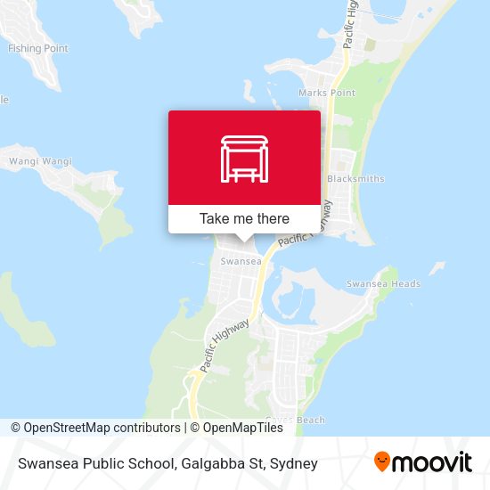 Swansea Public School, Galgabba St map