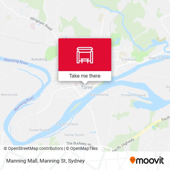 Manning Mall, Manning St map