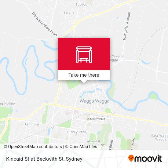 Kincaid St at Beckwith St map