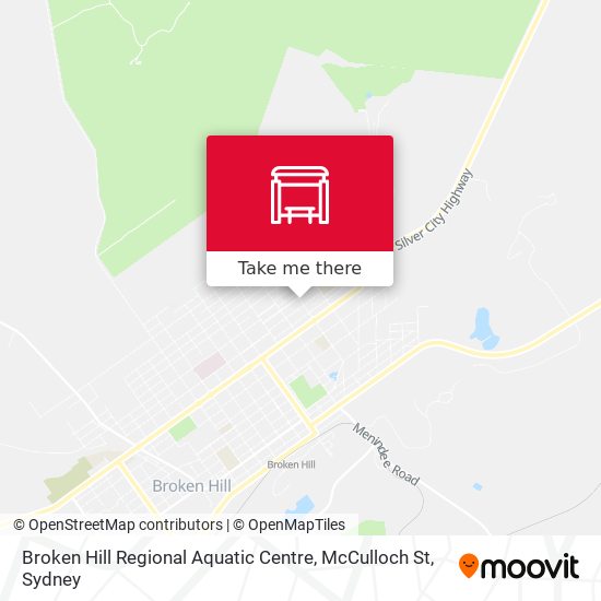 Broken Hill Regional Aquatic Centre, McCulloch St map