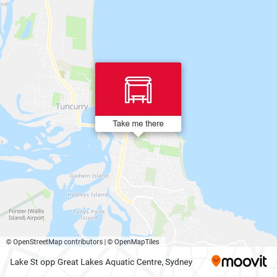 Lake St opp Great Lakes Aquatic Centre map