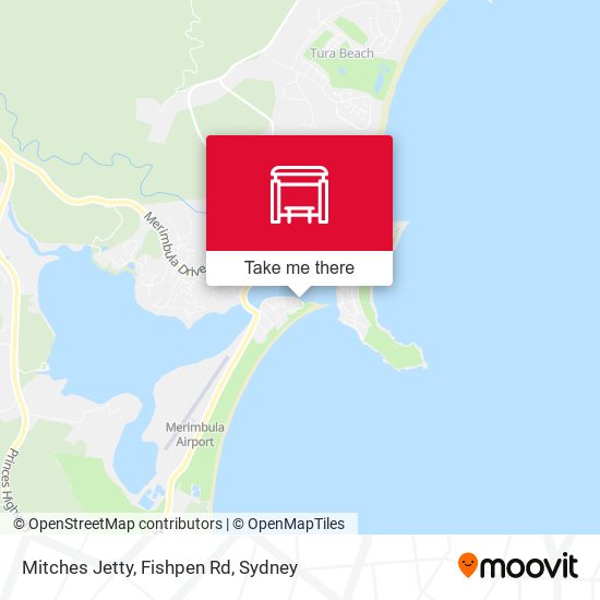 Mitches Jetty, Fishpen Rd map