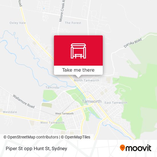 Piper St opp Hunt St map
