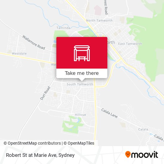 Robert St at Marie Ave map