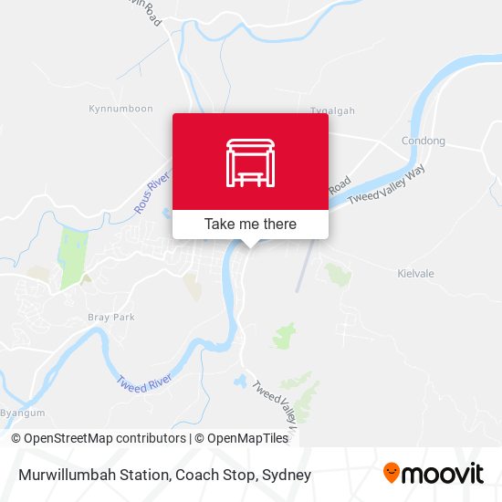 Murwillumbah Station, Coach Stop map
