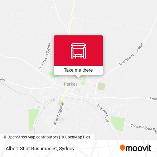 Albert St at Bushman St map