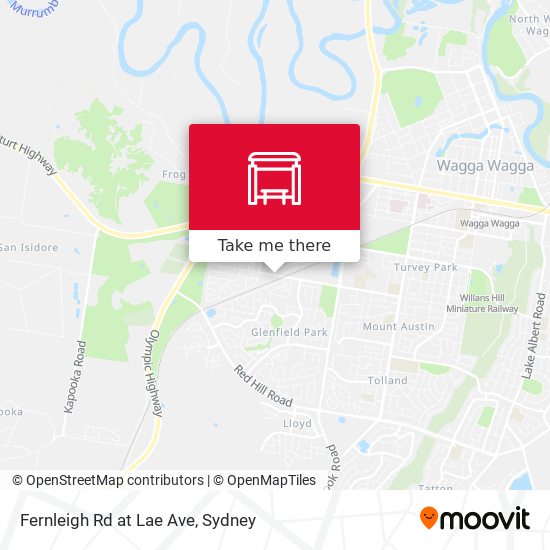 Fernleigh Rd at Lae Ave map