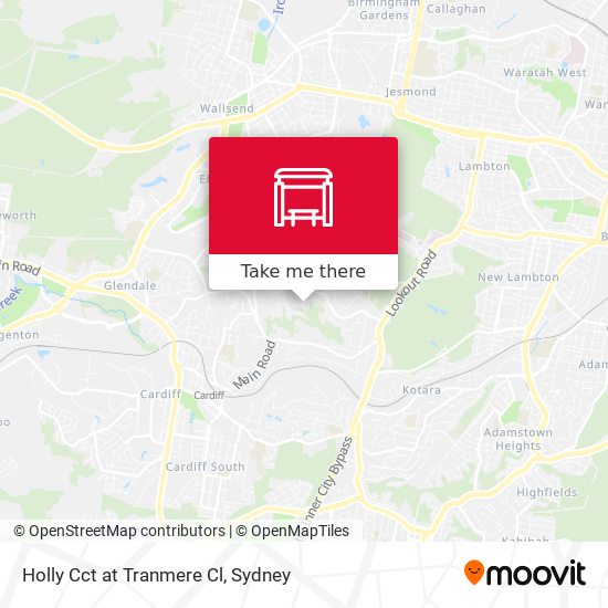 Holly Cct at Tranmere Cl map